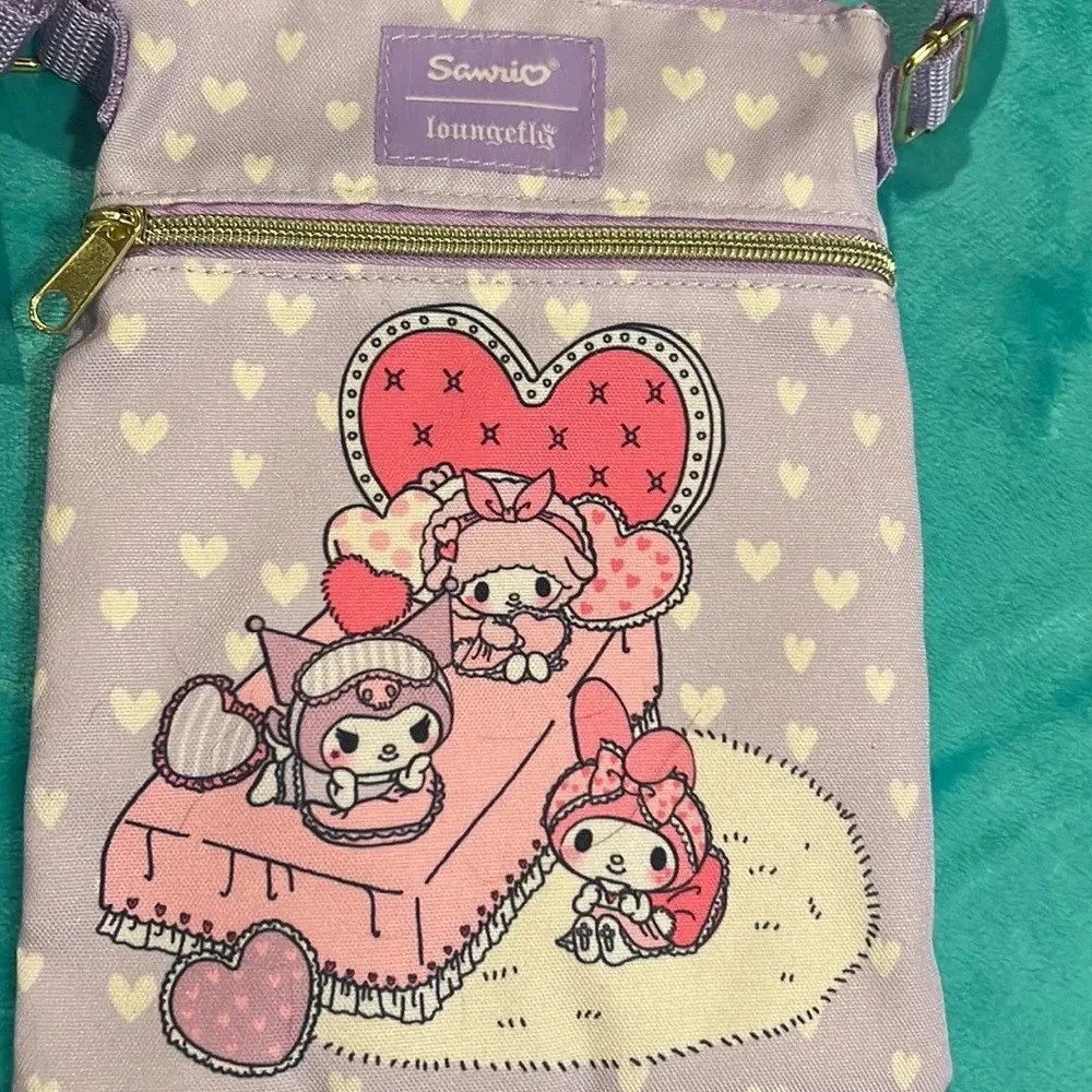 Loungefly Sanrio My Melody & Kuromi crossbody bag, NWT - Picture 2 of 9